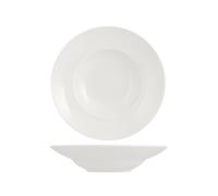Assiette En Porcelaine Pastabowl Blanche 26,5 Cm Saturnia