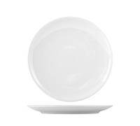 Assiette En Porcelaine Séville Blanche Plate 26 Cm