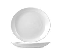Assiette En Porcelaine Tivoli Blanche Bifteck 27,5