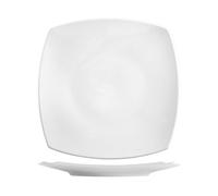 Assiette En Porcelaine Tokio Blanche Carrée 31 Cm Saturnia
