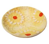 Assiette en Terre Cuite décor Marguerites d. 20 cm