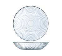Assiette creuse en verre 20 cm Pampille - Luminarc