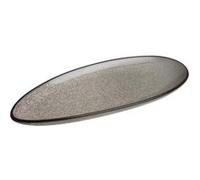 Assiette Feuille 255 et 305 mm Mineral x 6