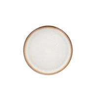 Assiette Gastro en Grès Blanc/Crème Bitz