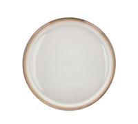 Assiette Gastro en Grès Blanc/Crème Bitz