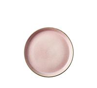 Assiette GASTRO en grès Gris/Rose clair Bitz