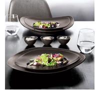 Assiette gourmet Cuba Marron - D 34 cm