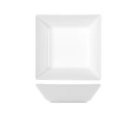 Assiette H&H Boston 17X17 Blanc Carré En Grès