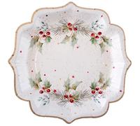 Assiette Houx étoilé x10