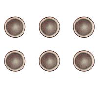 Assiette IRIS Ø16cm - 6 pièces - Marron sauvage Björn