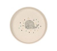 - Assiette Little Water Baleine PP-Cellulose beige