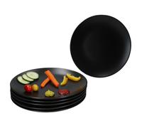 Assiette - MamboCat - Panther - Set de 6 - Noir mat - Faïence - Ø 27,5 cm