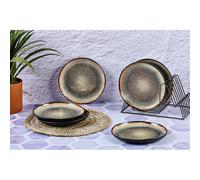 Assiette IRIS Ø21,5cm - 6 pièces - Marron sauvage Björn
