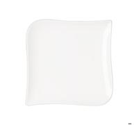 Table Passion – Assiette Melody 12x12 cm Porcelaine Blanc (lot de 6)