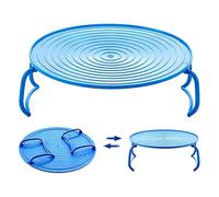 Assiette Micro-Ondes Pour Empileur Support Pliable 2 Niveaux Pour Chauffer | Plateau Étagère Micro-Ondes Bacon Snacks Et Restes Maison Cuisine Préparation Des Repas