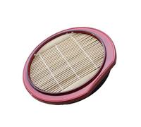 Assiette multifonction pour nouilles soba, sashimi avec tapis en bambou, plats, collations, plats de service, plateau de service, plateau d'apéritif, plateau sashimi pour appartement, maison, cuisine