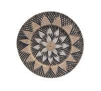 Assiette murale Bohème "Bunga" en rotin ⌀30cm | Fait Main à Bali