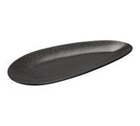 Assiette Ovale 357 mm Fusion x 4 Olympia Noir G