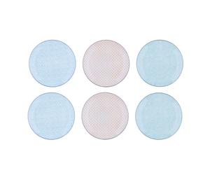 Assiette PATTERN Ø26cm - 6 pièces - Pastel