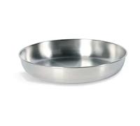 Assiette pique nique plate acier inox Tatonka 16,5 cm