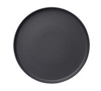 Assiette plate Ø 33 x 3 cm, Série : ROCKZZERO One Midnight