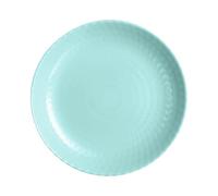 Assiette Plate 25 CM Pampille Turquoise LUM
