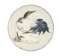 Assiette Plate 26.3 cm Grue Cendrée GRANDS OISEAUX