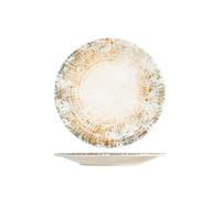 Assiette Plate 27Cm Porcelaine, Modèle Eris, H&H, Multicolore