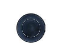 Assiette plate, 28 cm, saphir, terre, Casa Alegre