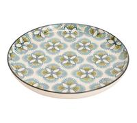 Assiette plate Imany 26 cm (lot de 6) - Amadeus - Décoré - Grès Bleu ciel G