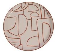 Assiette plate ambre 26 cm x6