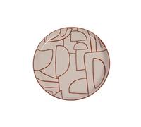 Assiette plate ambre 26 cm x6