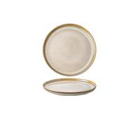 Assiette plate Assiette à dessert 20,3 cm Plaque en céramique Vaisselle plate Restaurant Pâtes Steak Four Changé Léger Défaut Cuisine Rétro Assiette plate Assiette en céramique