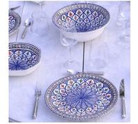 Assiette plate Bakir bleu - D 24 cm