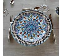Assiette plate Bakir turquoise - D 24 cm