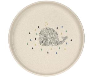 Assiette plate baleine Little Water