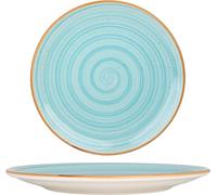 Assiette plate Bonna - Aqua - Porcelaine - 25 cm