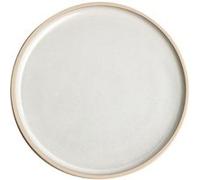 Assiette Plate Bord Droit 180 mm 6 Coloris x 6 Olympia Canvas Blanc