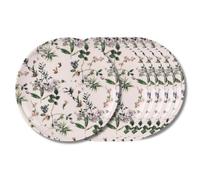 Assiette plate champêtre 27 cm x6