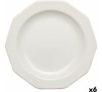 Assiette plate Churchill Artic Céramique blanche White Faïence Ø 27 cm (6 pcs.)