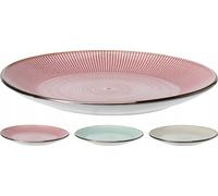 Assiette plate classique en céramique, couleurs variées, grande, 27 cm, 1 pièce.