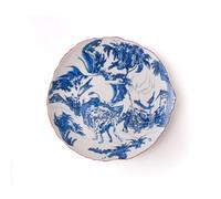 Assiette Plate Classique Sur Acide Cm.28 - Bleu Chinoiserie Art.11203 Seletti