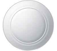 Assiette plate - Duralex - Lys - Verre trempé - Lot de 6 - Blanc