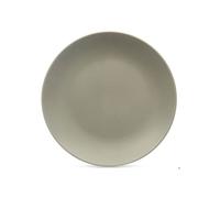 Assiette plate en céramique - Orion - 27 cm - Couleur mate olive - Forme ronde - 27 x 3 cm - Compatible lave-vaisselle