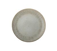 Assiette plate en grès beige, ronde, uni - Bloomingville, Fleur - Ø21 cm H3 cm