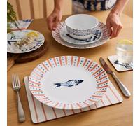 Assiette plate en porcelaine Catch of the day ULSTER WEAVER