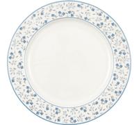 Assiette plate en porcelaine Florali Blanc
