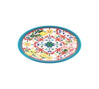 ASSIETTE PLATE ''FLOWER&LEMON''