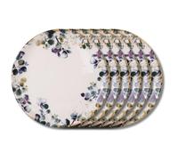 Table Passion – Assiette plate Garden 27,5 cm – Faïence Vert – Lot de 6