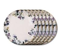 Table Passion – Assiette plate Garden 27,5 cm – Faïence Vert – Lot de 6